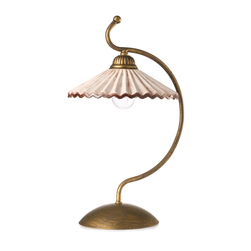 ONLI - Lampa stołowa ROSINA 1xE14/6W/230V brąz