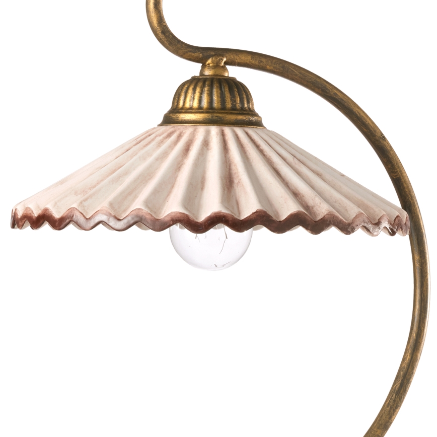 ONLI - Lampa stołowa ROSINA 1xE14/6W/230V brąz