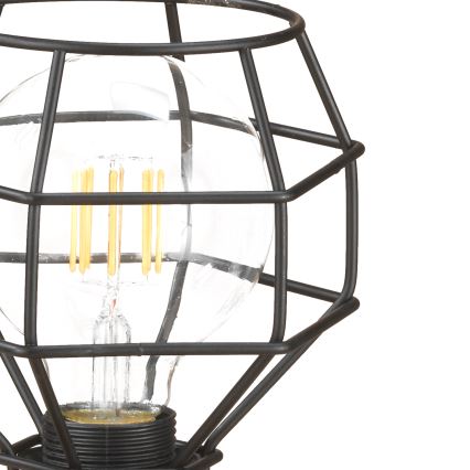 ONLI - Lampa stołowa SPIDER 1xE27/15W/230V 23 cm czarny/brązowy