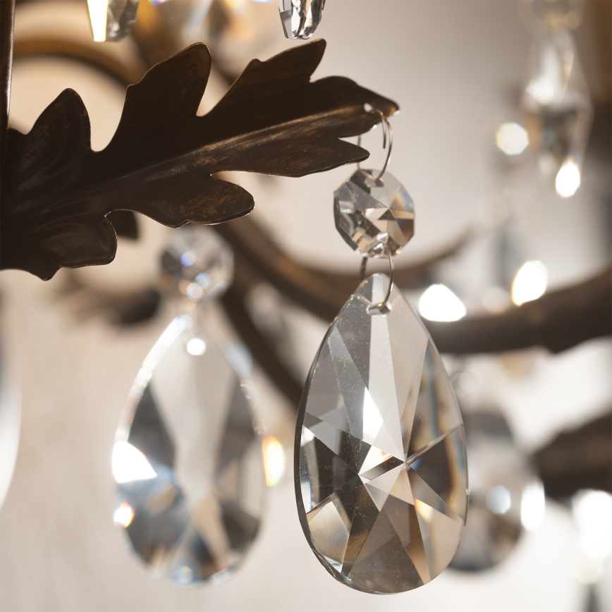 ONLI - Lampa stołowa TERESA 1xE14/6W/230V brąz