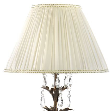 ONLI - Lampa stołowa TERESA 1xE27/22W/230V brąz 58 cm