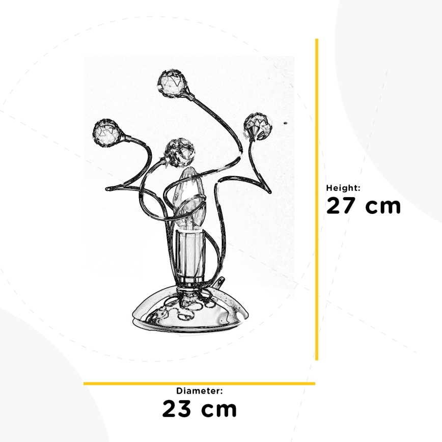 ONLI - Lampa stołowa TRILLY 1xE14/6W/230V