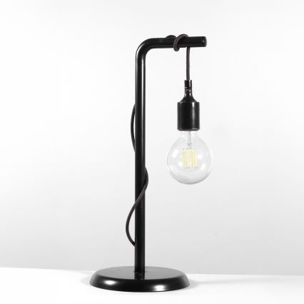 ONLI - Lampa stołowa WIRE 1xE27/15W/230V 50 cm czarny