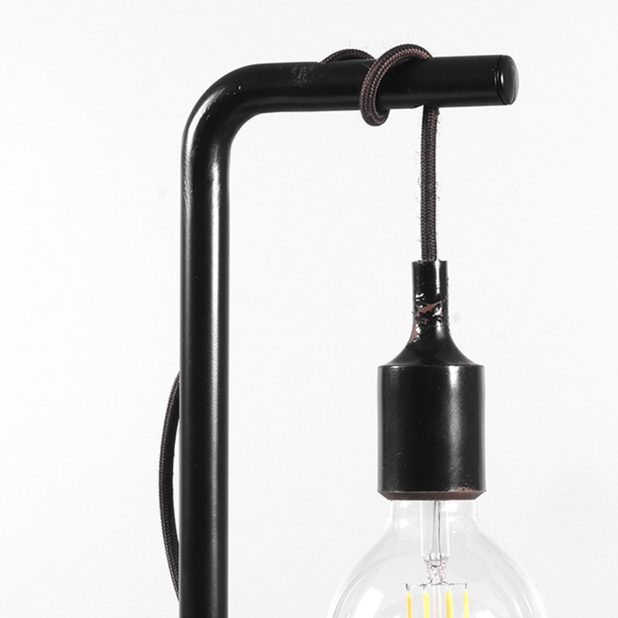 ONLI - Lampa stołowa WIRE 1xE27/15W/230V 50 cm czarny