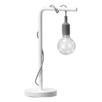 ONLI - Lampa stołowa WIRE 1xE27/15W/230V 50 cm szary/biały