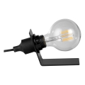 ONLI - Lampa stołowa WIRE 1xE27/15W/230V 9 cm czarny