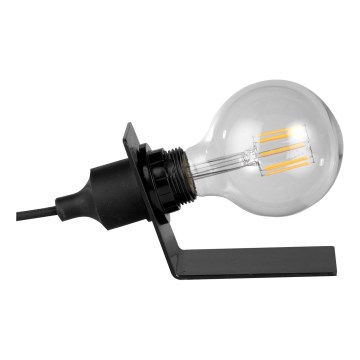 ONLI - Lampa stołowa WIRE 1xE27/15W/230V 9 cm czarny