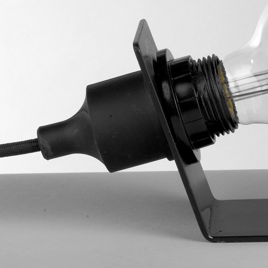 ONLI - Lampa stołowa WIRE 1xE27/15W/230V 9 cm czarny
