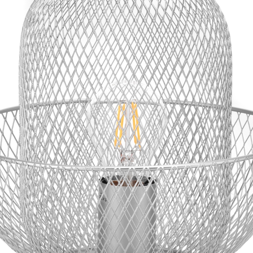 ONLI - Lampa stołowa ZAIR 1xE27/22W/230V czarne/srebrne