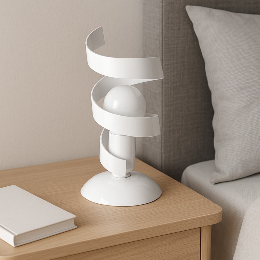 ONLI - Lampa stołowa ZOE 1xE14/6W/230V 22 cm biały