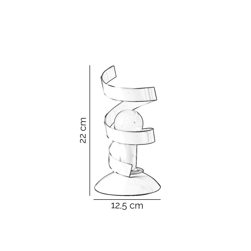 ONLI - Lampa stołowa ZOE 1xE14/6W/230V 22 cm biały