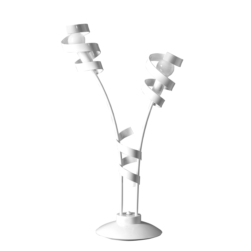 ONLI - Lampa stołowa ZOE 2xE14/6W/230V 65 cm biały