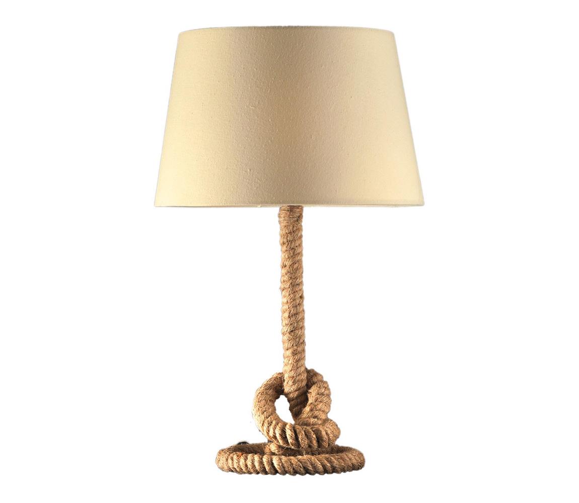ONLI - Lampa stołowa CORDA 1xE27/22W/230V 50 cm beżowa