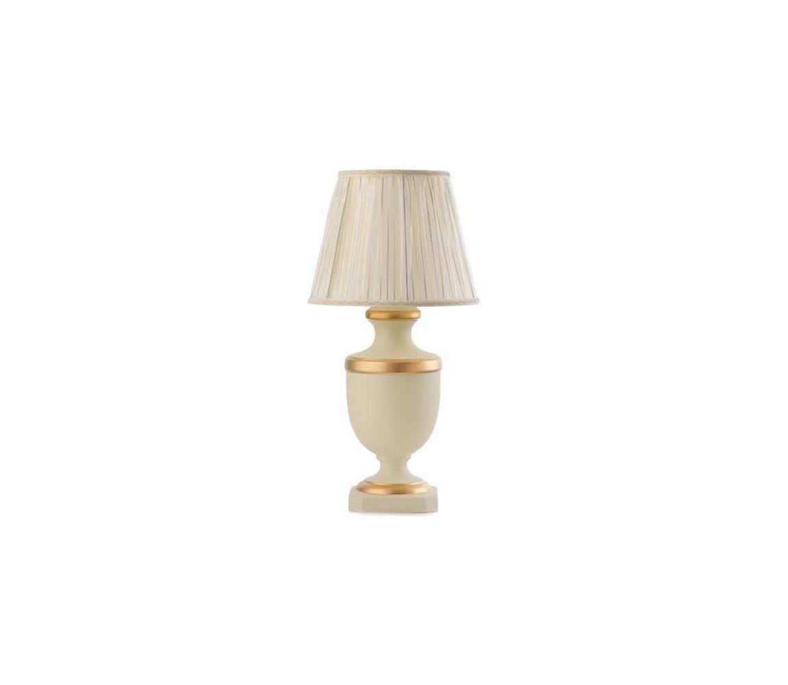 ONLI - Lampa stołowa IMPERIALE 1xE27/22W/230V 56 cm beżowa