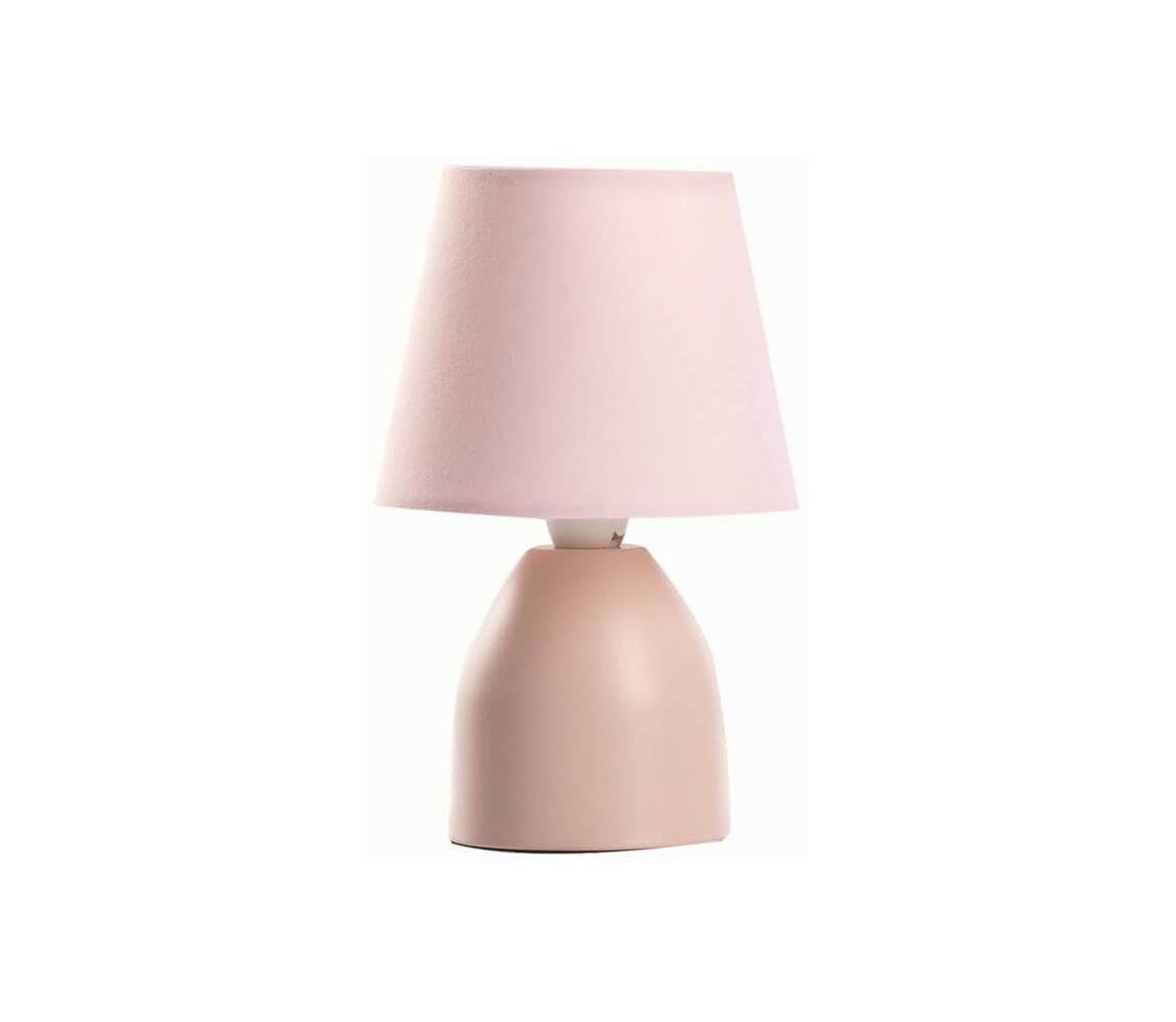 ONLI - Lampa stołowa NANO 1xE14/6W/230V różowa 19 cm