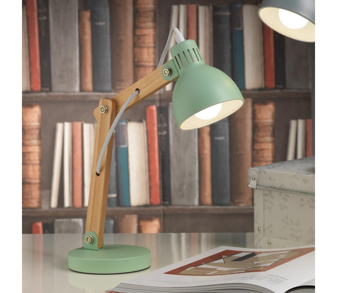 ONLI - Lampa stołowa NORA 1xE14/6W/230V zielona