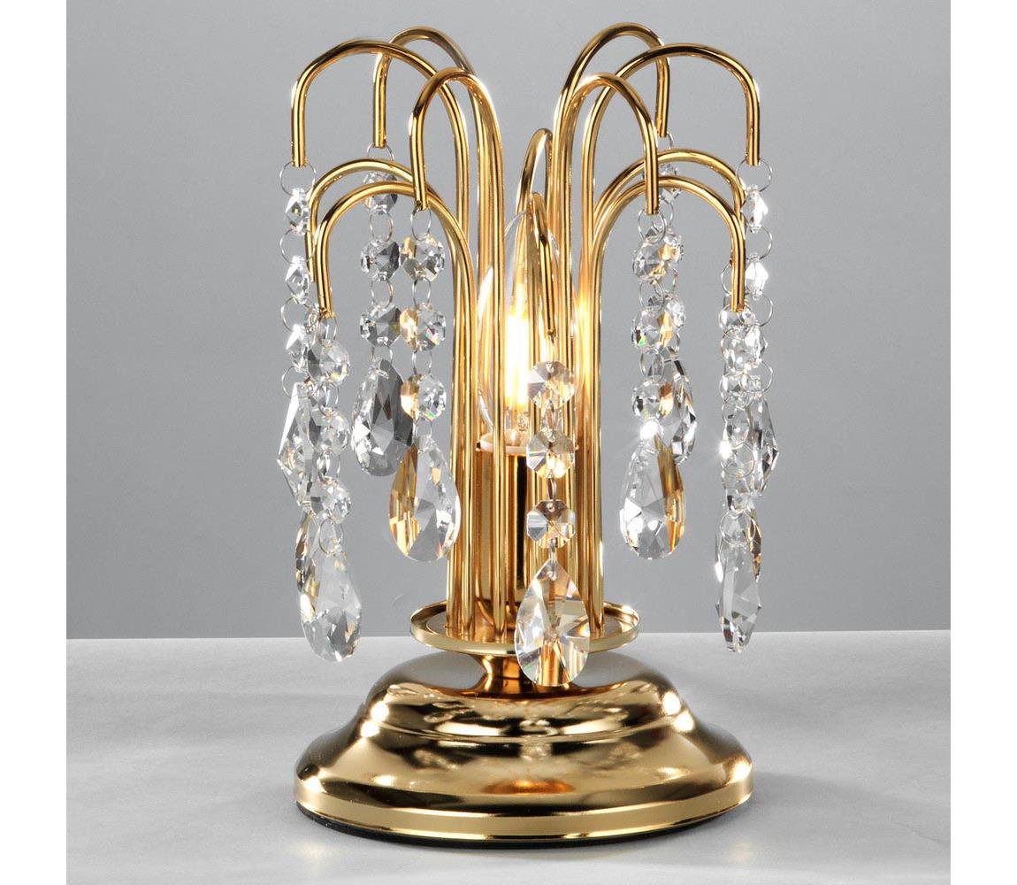 ONLI - Lampa stołowa PIOGGIA 1xE14/6W/230V złoty