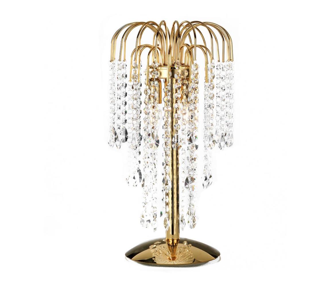 ONLI - Lampa stołowa PIOGGIA 2xE14/6W/230V złoty 50 cm