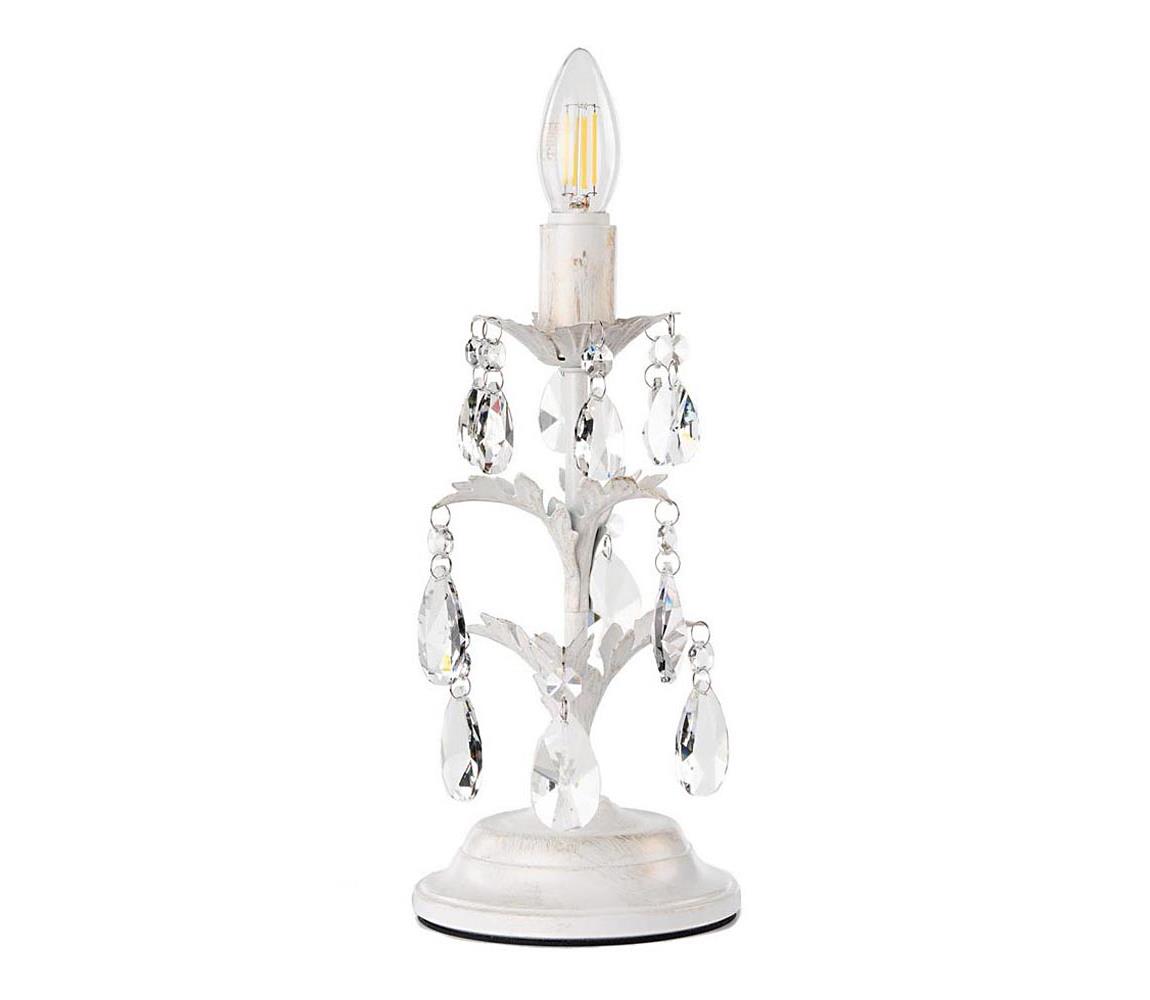 ONLI - Lampa stołowa TERESA 1xE14/6W/230V białe
