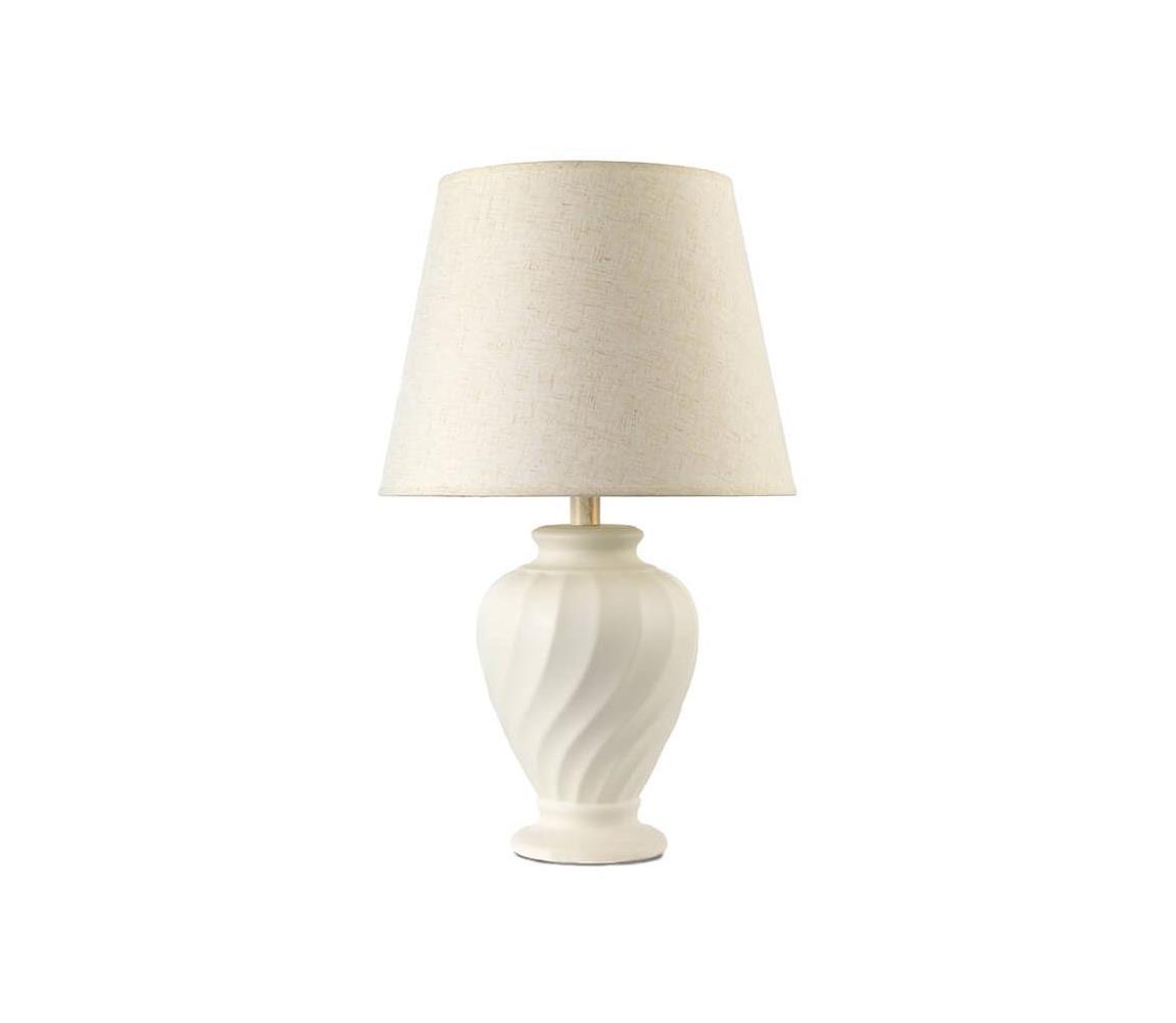 ONLI - Lampa stołowa VORTICE 1xE27/22W/230V 64 cm kremowa