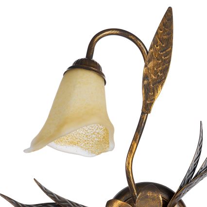 ONLI - Lampa sufitowa ALGA 3xE14/6W/230V brąz