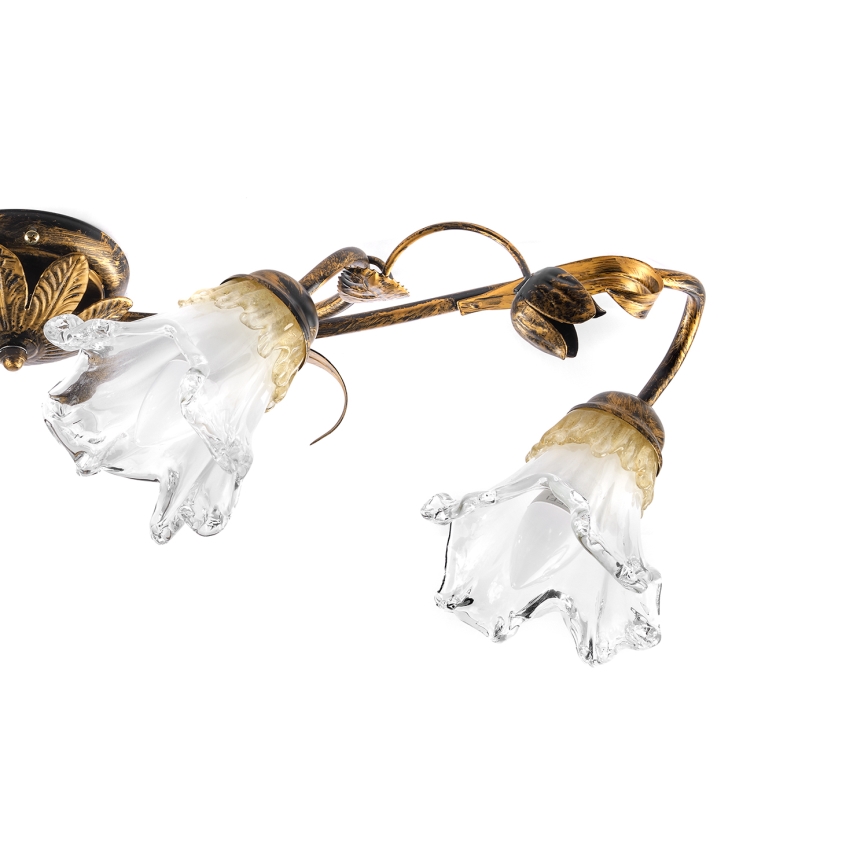 ONLI - Lampa sufitowa ARIANNA 4xE14/6W/230V brązowa