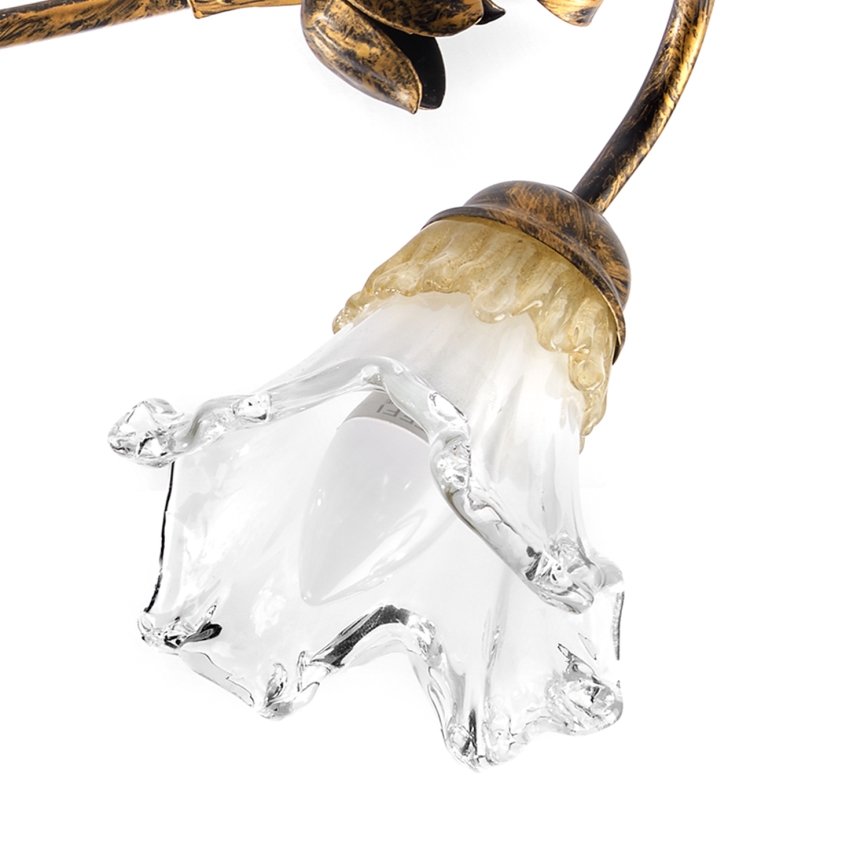 ONLI - Lampa sufitowa ARIANNA 4xE14/6W/230V brązowa