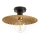 ONLI - Lampa sufitowa GOLDEN 1xE27/22W/230V śr. 28 cm złota/czarna