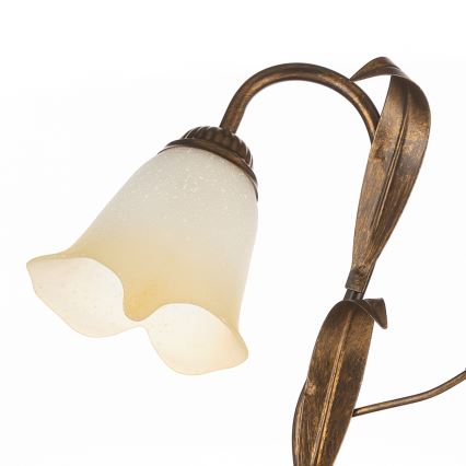 ONLI - Lampa sufitowa LUCREZIA 3xE14/6W/230V brąz