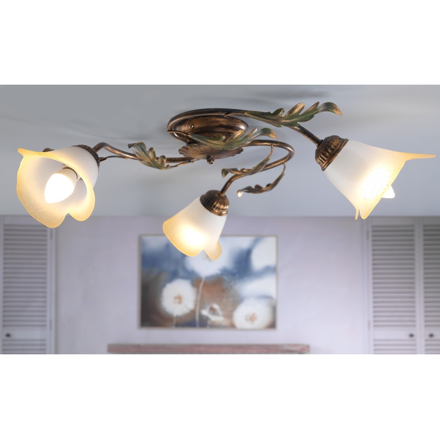 ONLI - Lampa sufitowa QUERCIA 3xE14/6W/230V