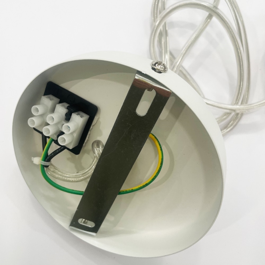 ONLI - Lampa wisząca na przewodzie BOLLICINE 1xE27/15W/230V biała