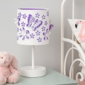 ONLI - Lampka dziecięca TITILLA 1xE14/6W/230V 22 cm fioletowa/biała