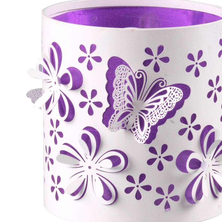 ONLI - Lampka dziecięca TITILLA 1xE14/6W/230V 22 cm fioletowa/biała