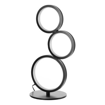 ONLI - Lampka stołowa LED RINGS LED/17W/230V 4000K 37 cm czarna