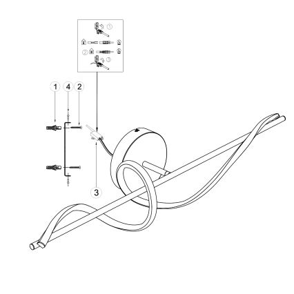 ONLI - LED Kinkiet TWIST LED/25W/230V 4000K czarny