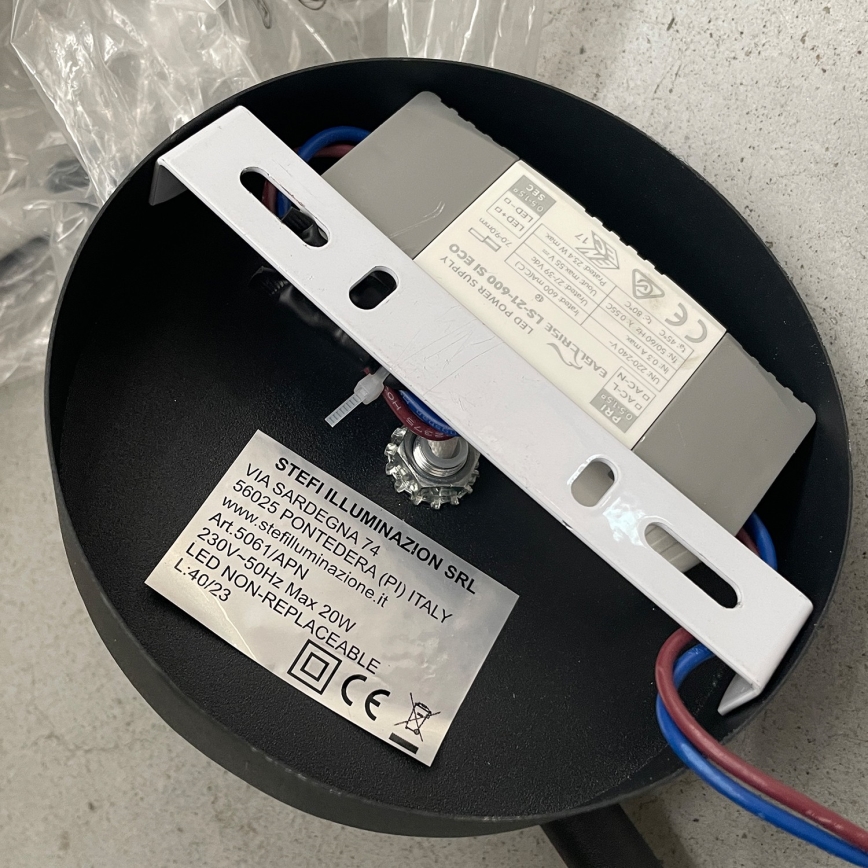 ONLI - LED Kinkiet TWIST LED/6W/230V 4000K czarny