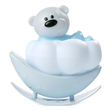 ONLI - LED Ładowalna dziecięca lampka nocna NUVOLINA LED/2,5W/5V 300 mAh miś/niebieski