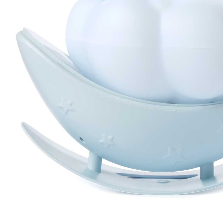 ONLI - LED Ładowalna dziecięca lampka nocna NUVOLINA LED/2,5W/5V 300 mAh miś/niebieski