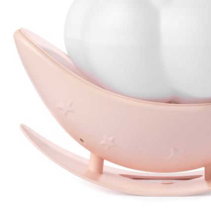 ONLI - LED Ładowalna dziecięca lampka nocna NUVOLINA LED/2,5W/5V 300 mAh pies/różowy