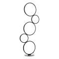 ONLI - LED lampa stojąca RINGS LED/58W/230V 4000K czarna