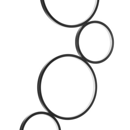 ONLI - LED lampa stojąca RINGS LED/58W/230V 4000K czarna