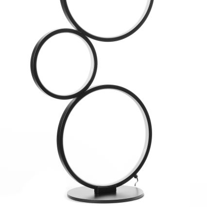 ONLI - LED lampa stojąca RINGS LED/58W/230V 4000K czarna