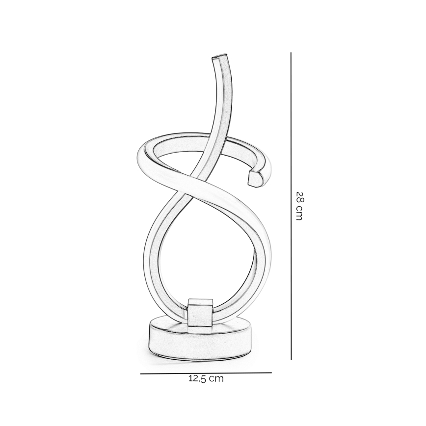 ONLI - LED Lampa stołowa KIRA LED/10W/230V 4000K 28 cm złota