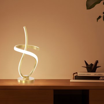 ONLI - LED Lampa stołowa KIRA LED/12W/230V 4000K 38,5 cm złota