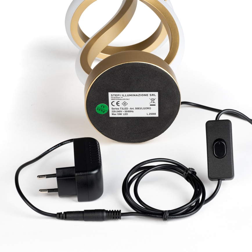 ONLI - LED Lampa stołowa KIRA LED/12W/230V 4000K 38,5 cm złota