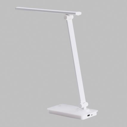 ONLI - Ściemnialna dotykowa lampa stołowa LED ze złączem USB portem DESKI LED/7W/230V 4000K biały