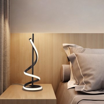 ONLI - LED Lampa stołowa TWIST LED/12W/230V 4000K 40 cm czarna