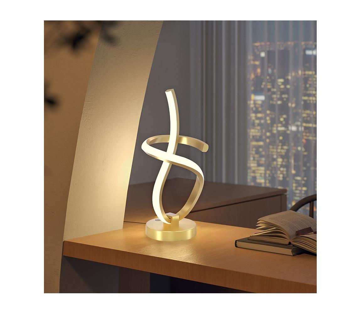 ONLI - LED Lampa stołowa KIRA LED/10W/230V 4000K 28 cm złota