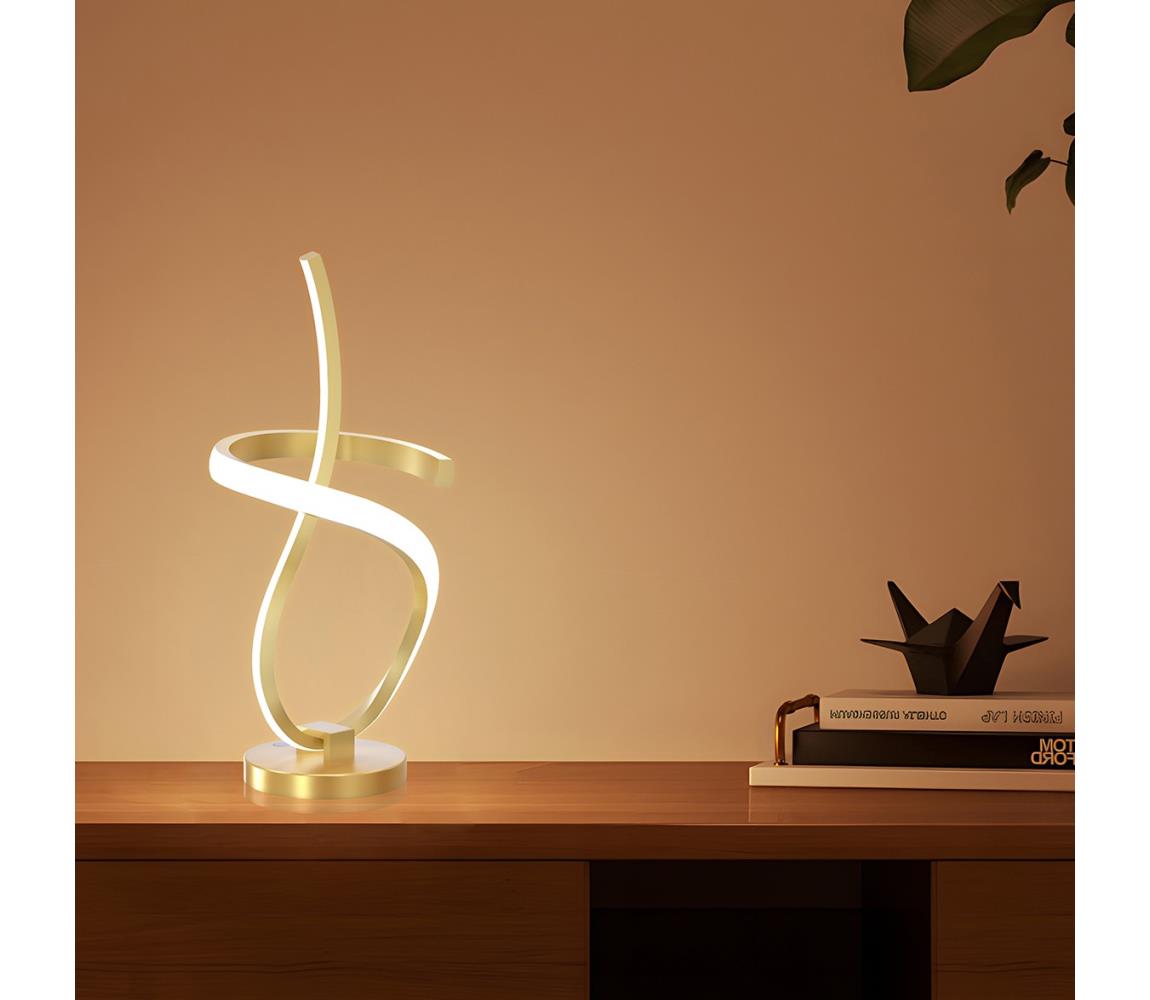 ONLI - LED Lampa stołowa KIRA LED/12W/230V 4000K 38,5 cm złota