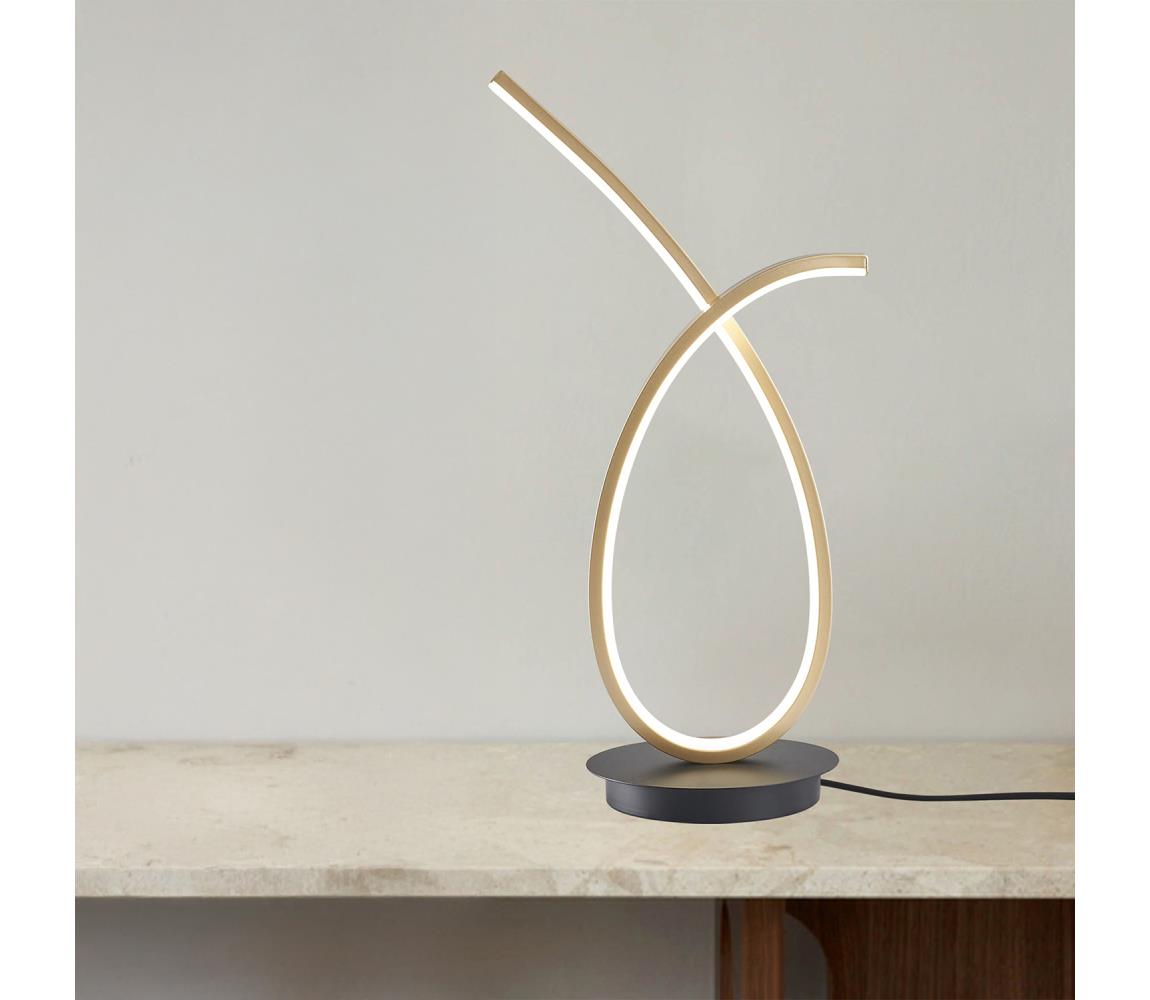 ONLI - LED Lampa stołowa SIGN LED/12W/230V 4000K 43 cm złota